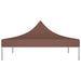 Partytentdak 270 g/m² 2x2 m bruin