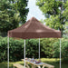 Partytentdak 270 g/m² 2x2 m bruin