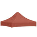 Partytentdak 270 g/m² 2x2 m terracotta