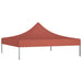 Partytentdak 270 g/m² 2x2 m terracotta