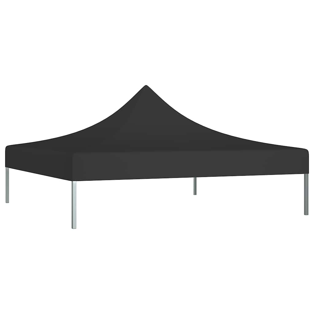 Partytentdak 270 g/m² 2x2 m zwart