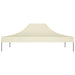 Partytentdak 270 g/m² 4,5x3 m crèmekleurig