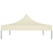 Partytentdak 270 g/m² 4,5x3 m crèmekleurig