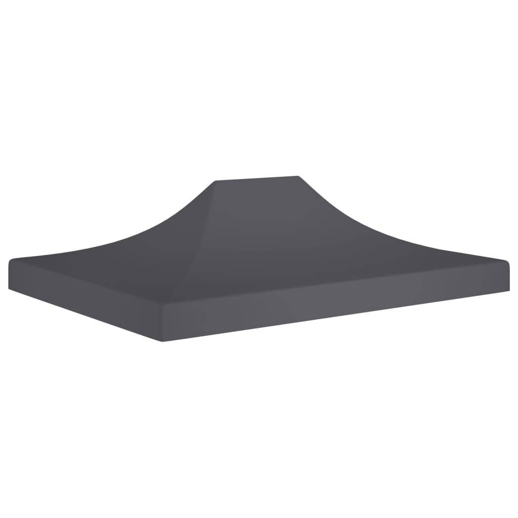 Partytentdak 270 g/m² 4,5x3 m antracietkleurig