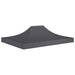 Partytentdak 270 g/m² 4,5x3 m antracietkleurig