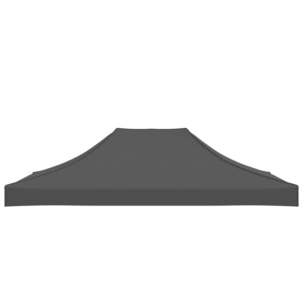 Partytentdak 270 g/m² 4,5x3 m antracietkleurig