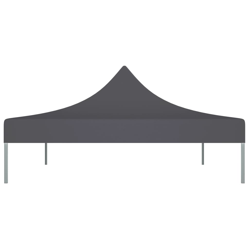 Partytentdak 270 g/m² 4,5x3 m antracietkleurig