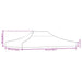 Partytentdak 270 g/m² 4,5x3 m groen