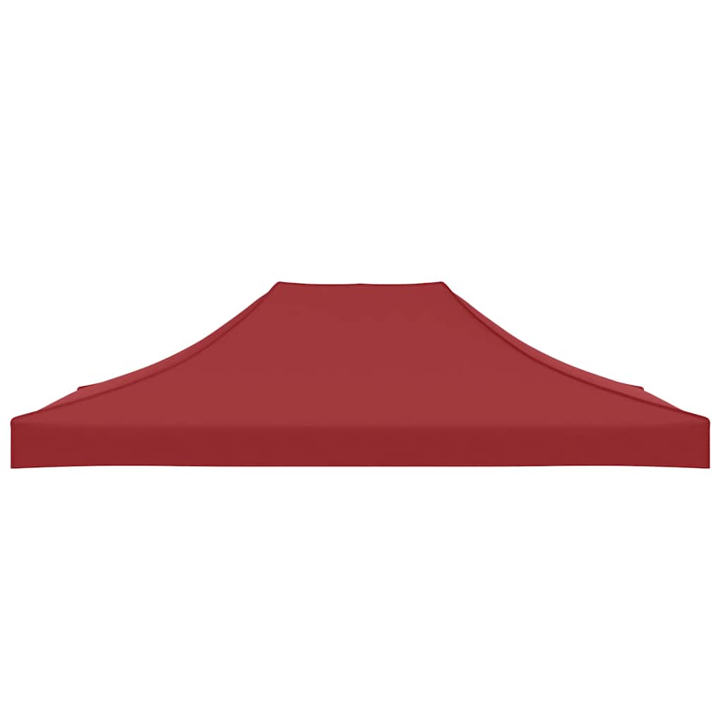 Partytentdak 270 g/m² 4,5x3 m bordeauxrood