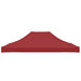 Partytentdak 270 g/m² 4,5x3 m bordeauxrood