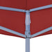 Partytentdak 270 g/m² 4,5x3 m bordeauxrood