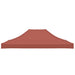 Partytentdak 270 g/m² 4,5x3 m terracottakleurig