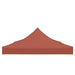 Partytentdak 270 g/m² 4,5x3 m terracottakleurig