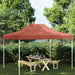 Partytentdak 270 g/m² 4,5x3 m terracottakleurig