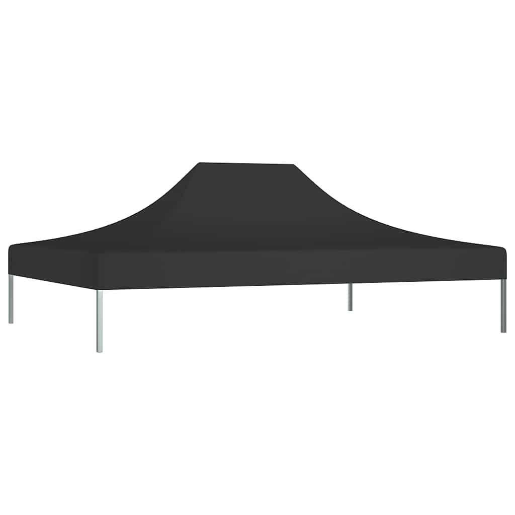 Partytentdak 270 g/m² 4,5x3 m zwart