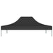 Partytentdak 270 g/m² 4,5x3 m zwart