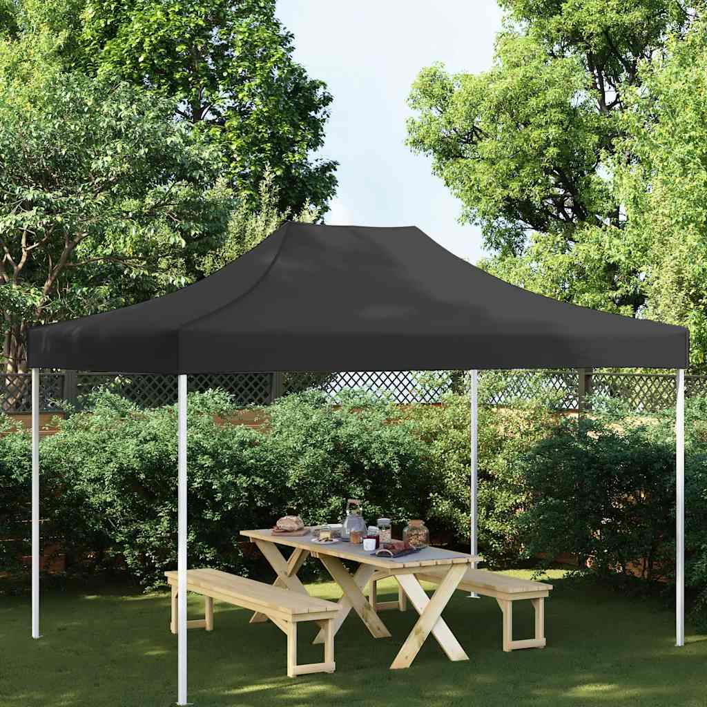 Partytentdak 270 g/m² 4,5x3 m zwart