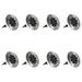Grondlampen 8 st solar LED RGB-kleur