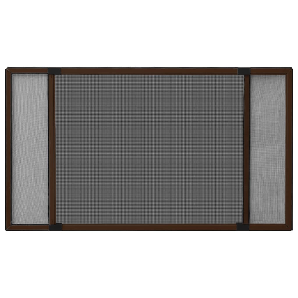 Raamhor uitschuifbaar (75-143)x50 cm bruin