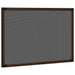 Raamhor uitschuifbaar (75-143)x50 cm bruin