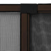 Raamhor uitschuifbaar (75-143)x50 cm bruin