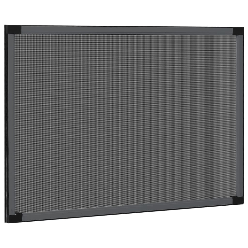 Raamhor uitschuifbaar (75-143)x50 cm antracietkleurig