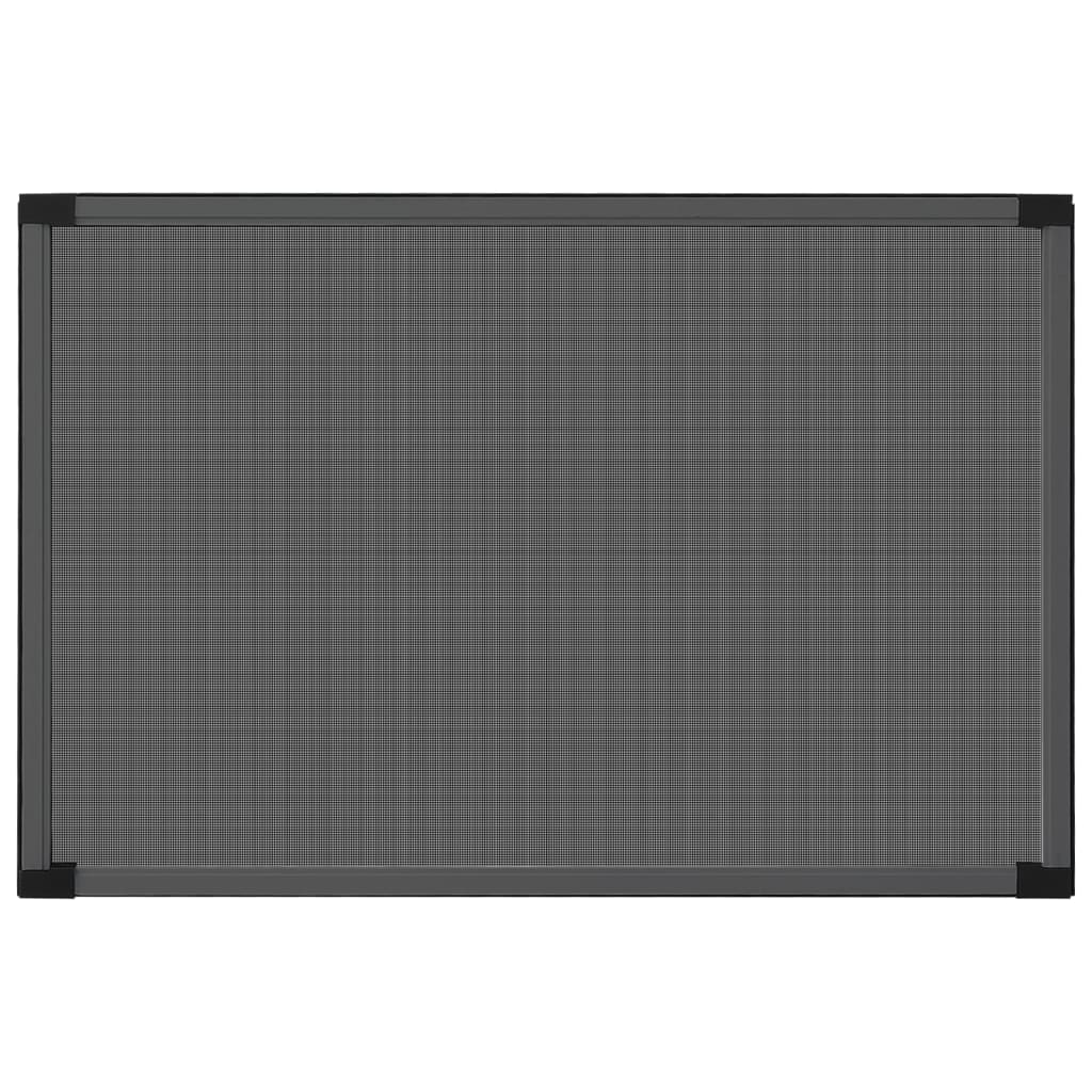 Raamhor uitschuifbaar (75-143)x50 cm antracietkleurig