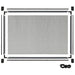 Raamhor uitschuifbaar (75-143)x50 cm antracietkleurig