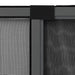 Raamhor uitschuifbaar (75-143)x50 cm antracietkleurig