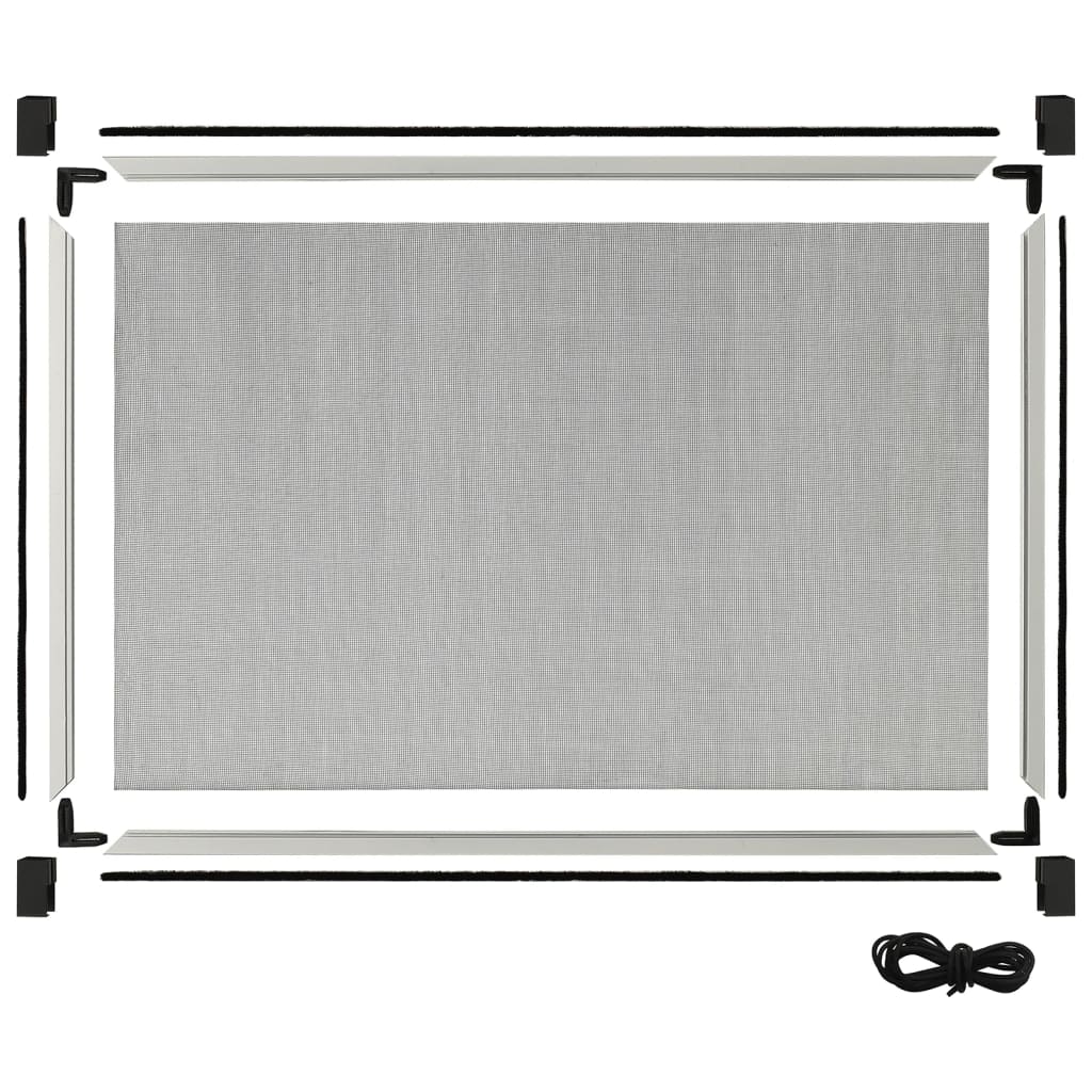Raamhor uitschuifbaar (100-193)x75 cm wit