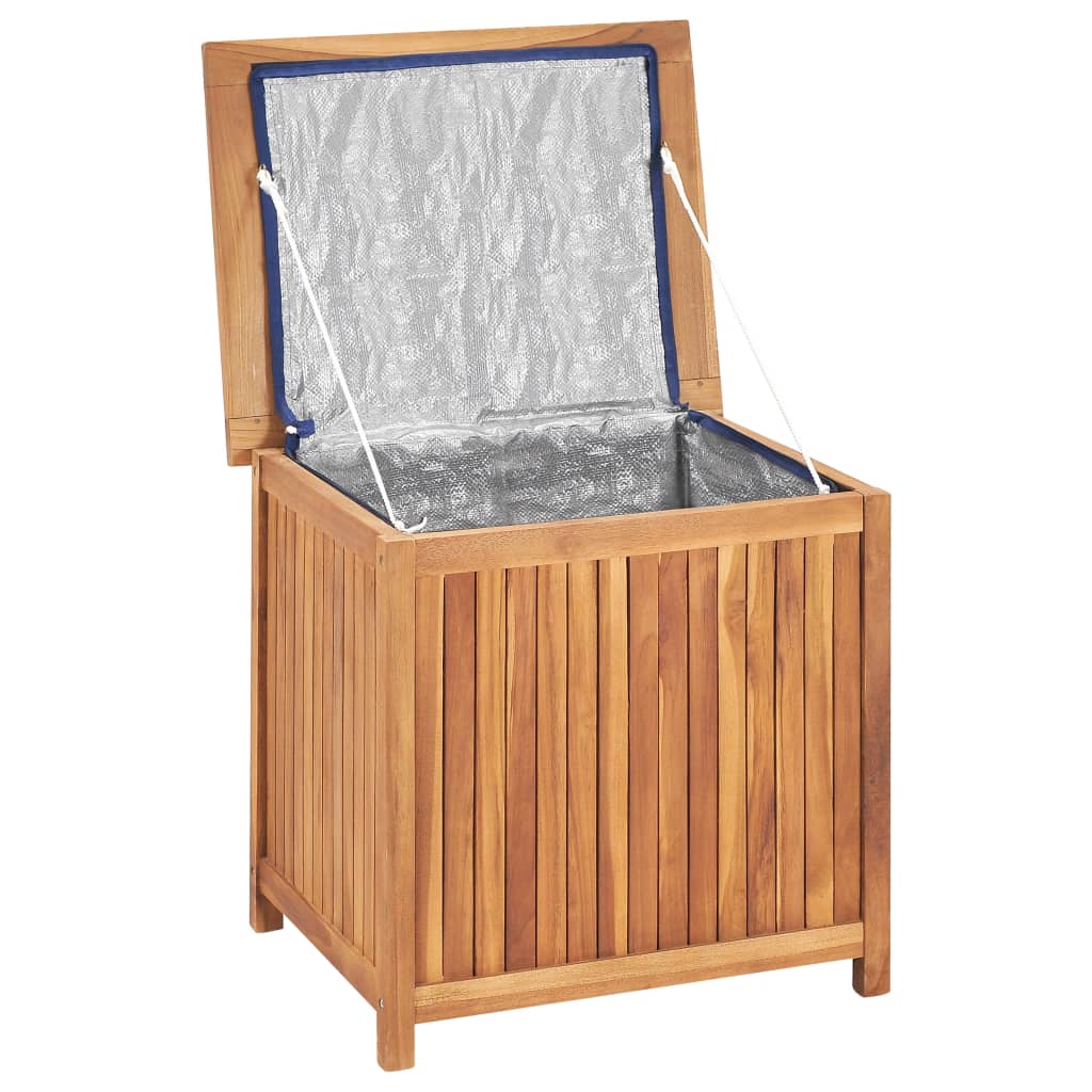 Opbergbox 60x50x58 cm massief teakhout