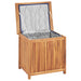 Opbergbox 60x50x58 cm massief teakhout