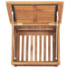 Opbergbox 60x50x58 cm massief teakhout