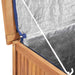Opbergbox 90x50x58 cm massief teakhout