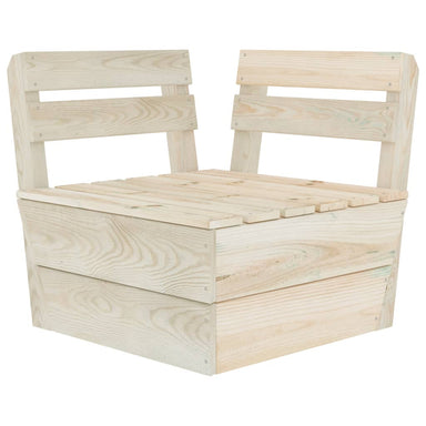 Hoekbank Sectioneel Pallet Geïmpregneerd Vurenhout 1