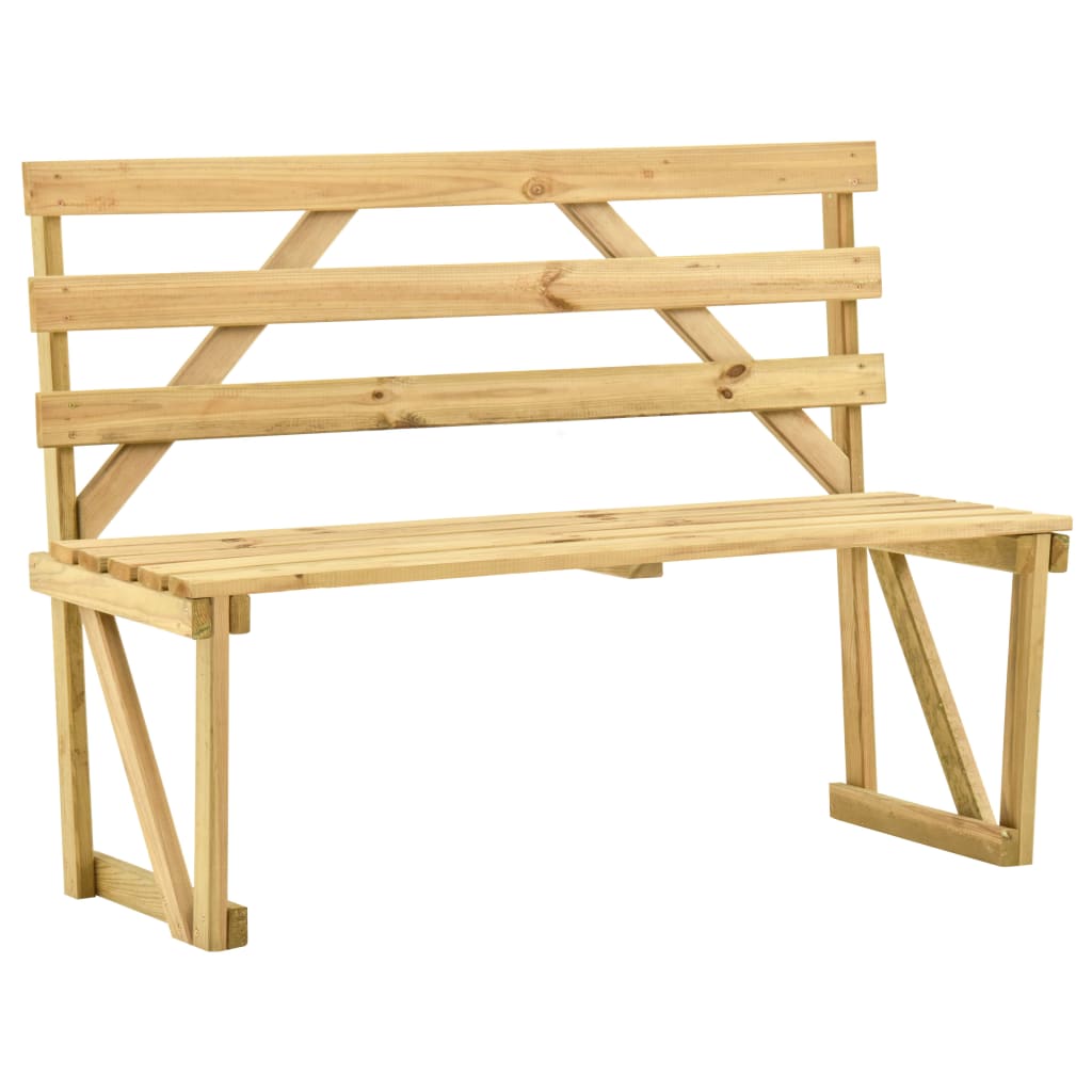 Tuinbank 120 Cm Geïmpregneerd Grenenhout