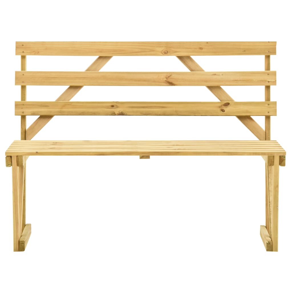 Tuinbank 120 Cm Geïmpregneerd Grenenhout