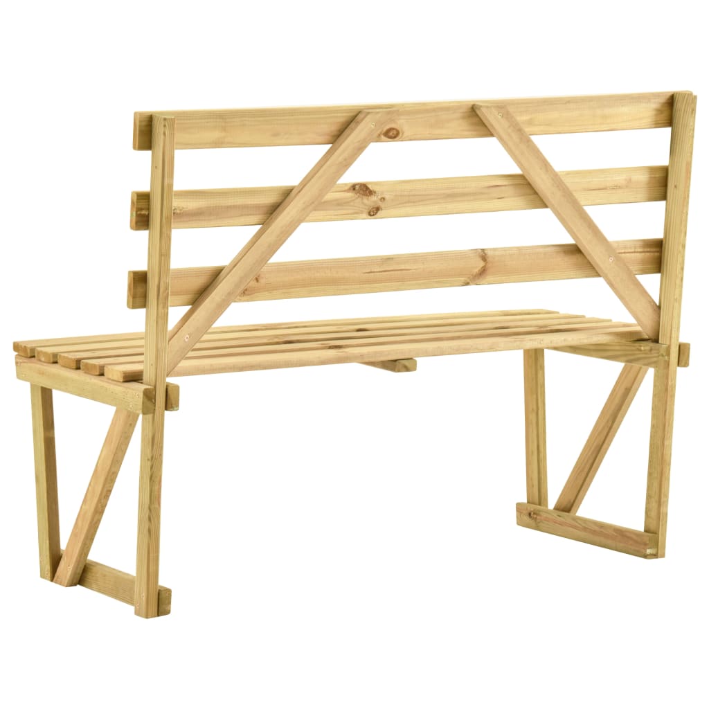 Tuinbank 120 Cm Geïmpregneerd Grenenhout