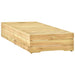 Ligbed met tafel groen geïmpregneerd grenenhout