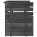 Tuinfauteuil Pallet Massief Grenenhout Donkergrijs 1