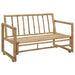 Tuinbank Met Kussens 115 Cm Bamboe Grijs