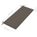 Tuinbank 2-zits met kussen 120 cm massief eucalyptushout