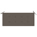 Tuinbank 2-zits met kussen 120 cm massief eucalyptushout