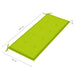 Tuinbank 2-zits met kussen 120 cm massief eucalyptushout