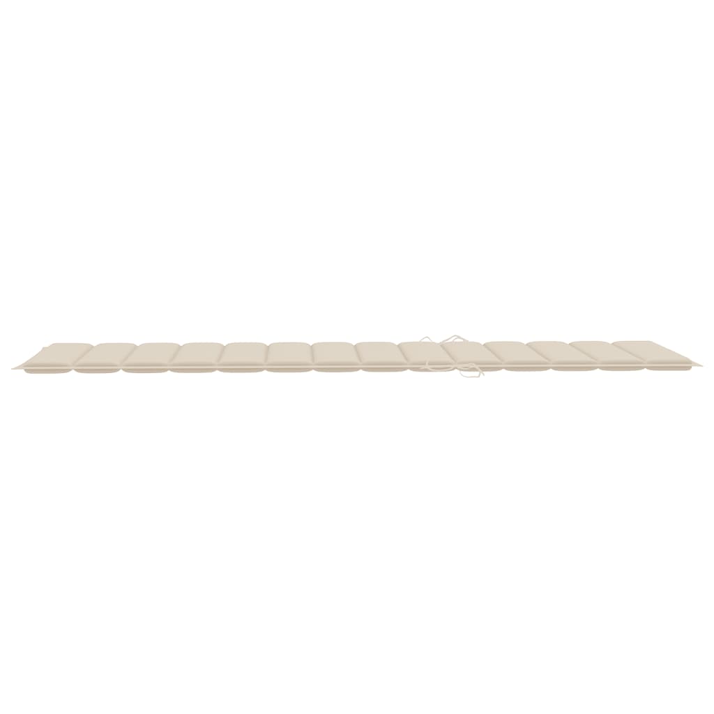 Ligbed met kussen massief acaciahout