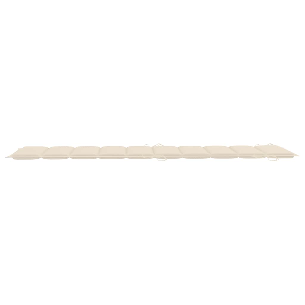 Ligbed met kussen massief acaciahout