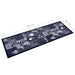 Keukenmat wasbaar Coffee 60x180 cm blauw