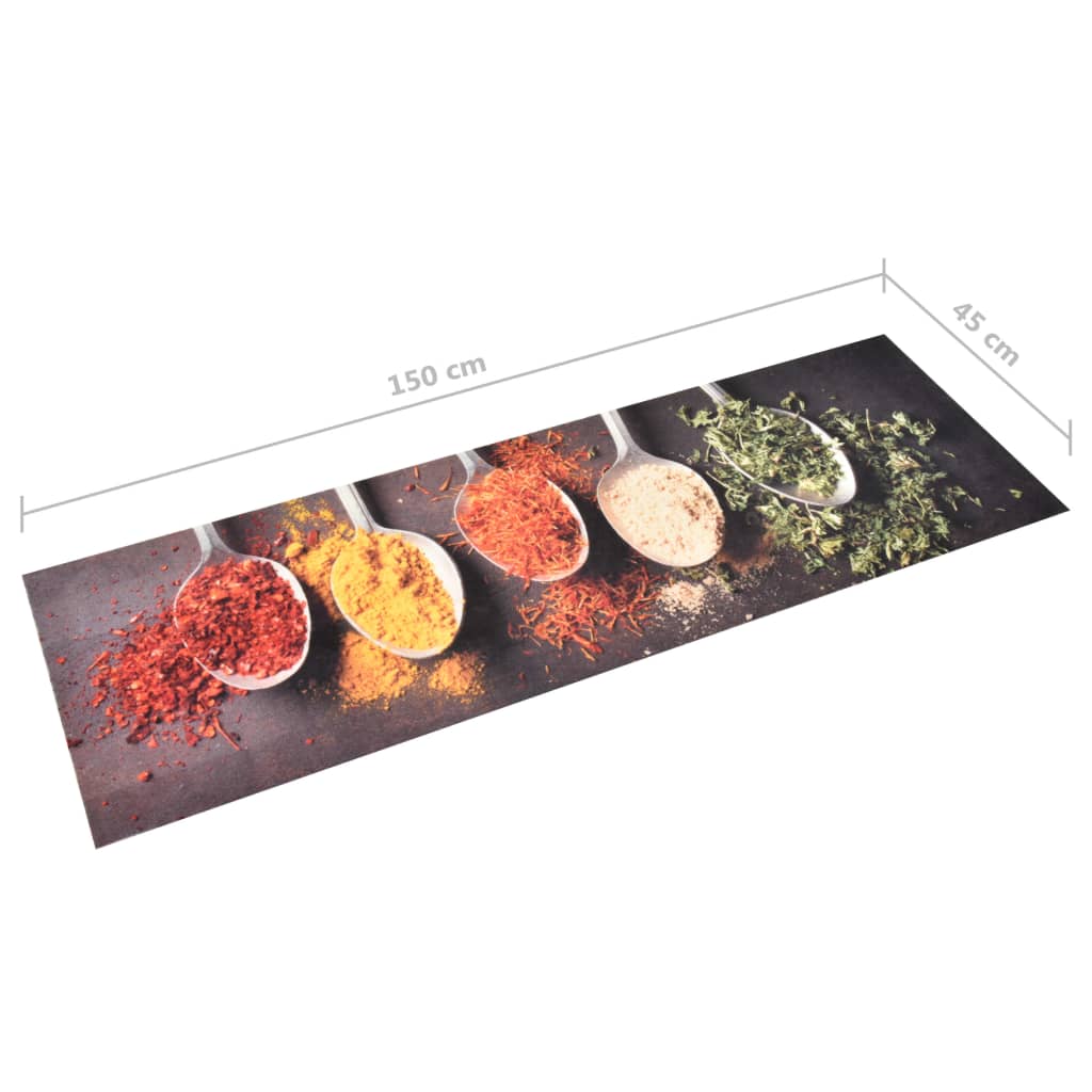 Keukenmat wasbaar Spoons 45x150 cm