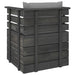 Tuinfauteuil Met Kussens Pallet Grenenhout 1 Grijs