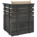 Tuinfauteuil Met Kussens Pallet Grenenhout 1 Beige